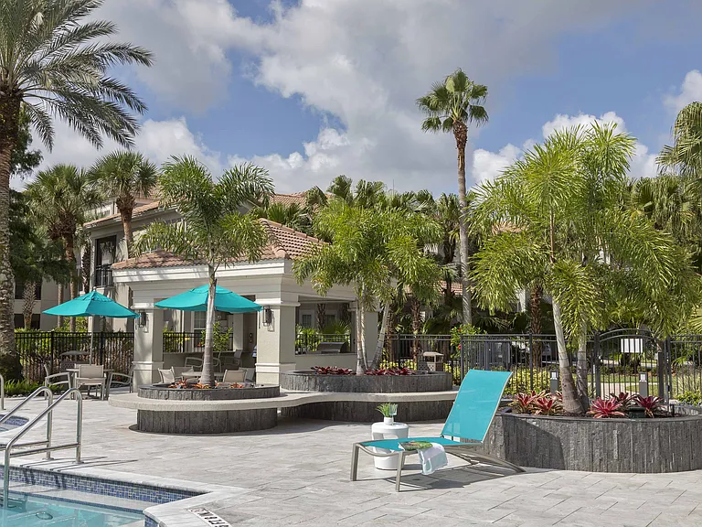 Resort-style pool and expansive sundeck