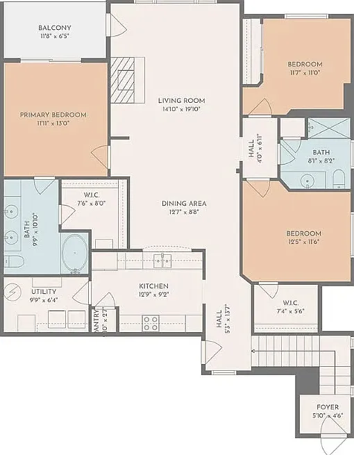 3 bed, 1500 sqft, $2,800 — Photo 3