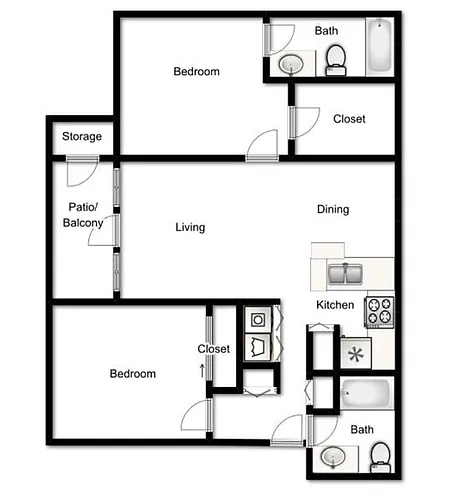 Floor plan Hillside