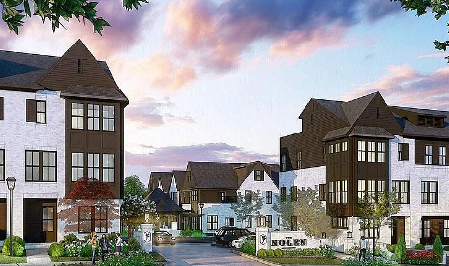 Luxury townhome community completed in 2022!