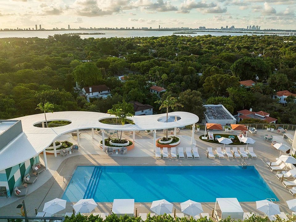 Rooftop Pool with Miami Skyline Views