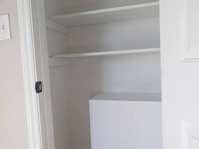third bedroom closet area