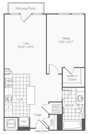 Floor plan Asheville