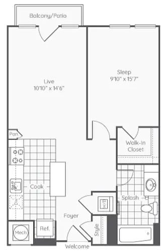 Floor plan Asheville