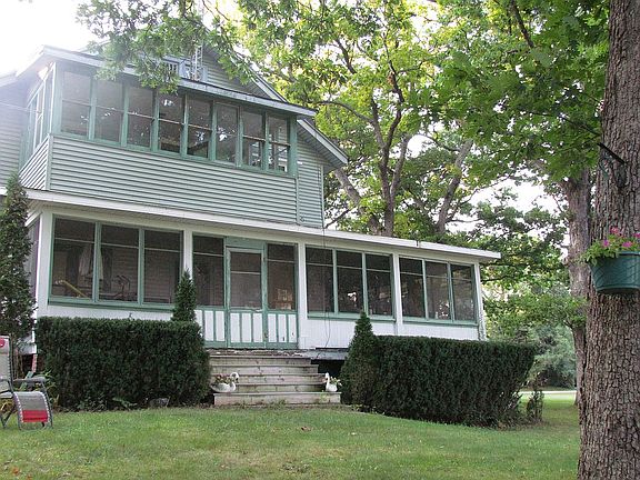 Lake side of house and porch