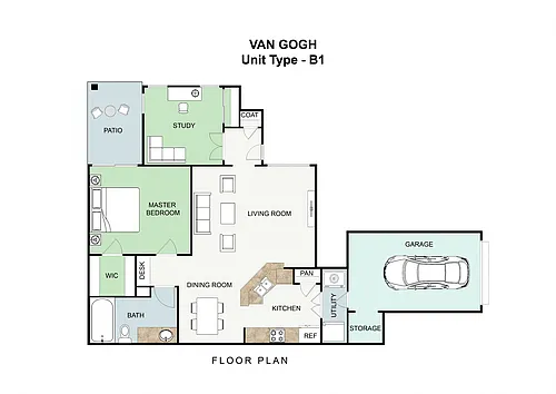 Floor plan B1