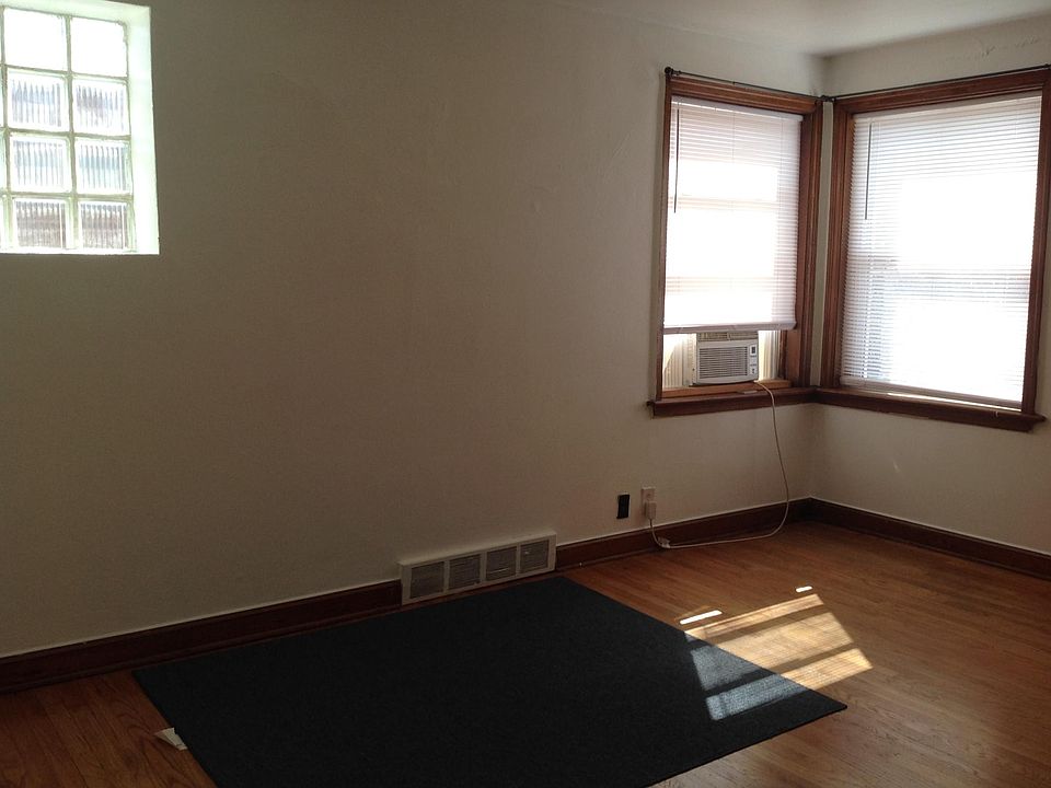 Living room with closet