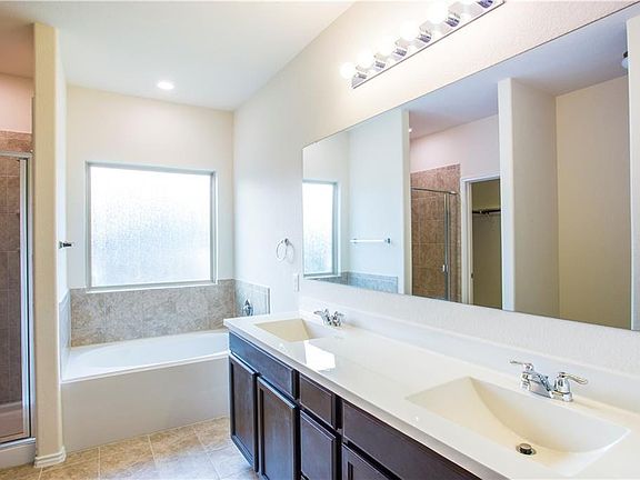 Master Bath. Includes separate shower and bath tub