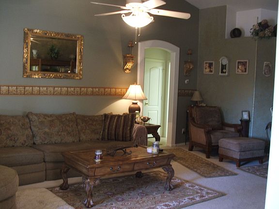 Beautifully decorated living room