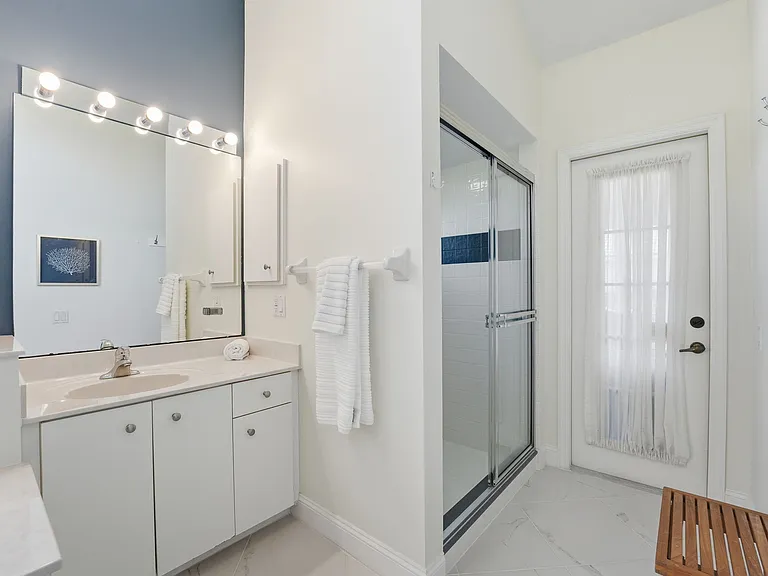 Primary bathroom walk-in shower