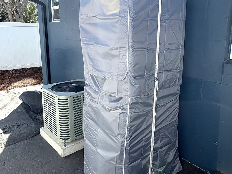 Convenient outdoor laundry