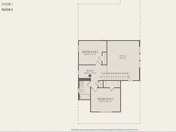 Harrison Floor Plan, Quick Move-In Home, Floor 2