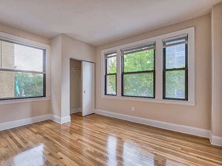 Living room with hardwood floors