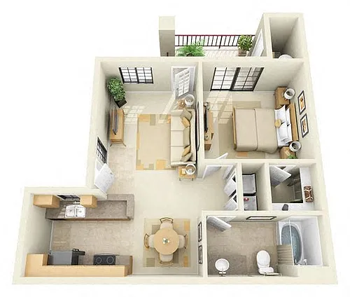 Floor plan Kino