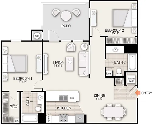 Floor plan Plan K