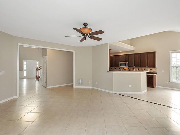Family room is open to the kitchen