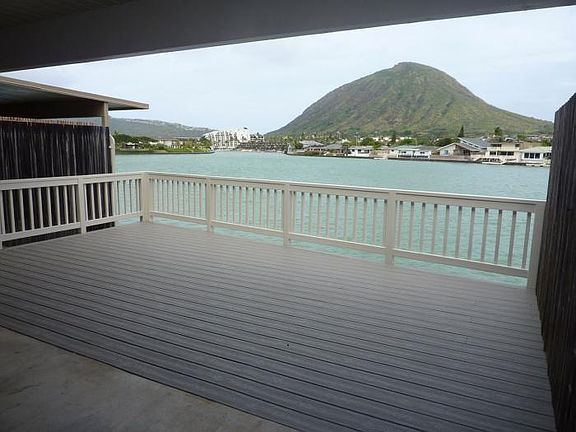 Large deck on water