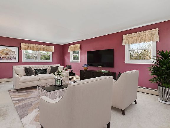 V-staged formal living room