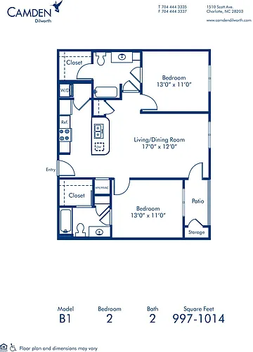 Floor plan B1