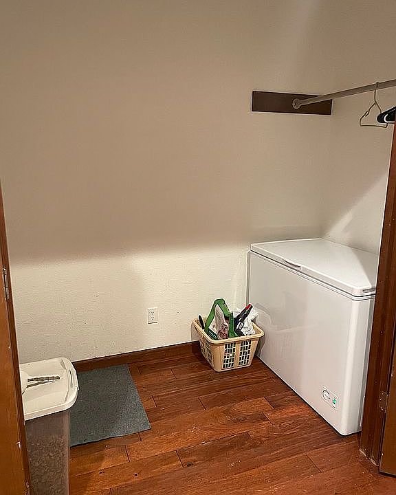Back door closet