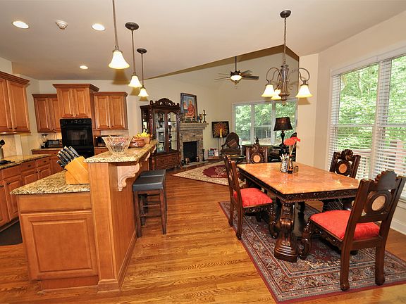 Open kitchen area