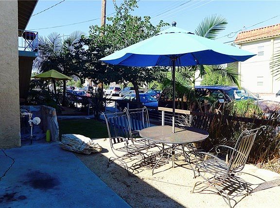 One of 3 patio areas