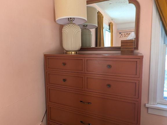 Dresser and Mirror in bedroom