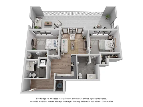 Floor plan A-2C1