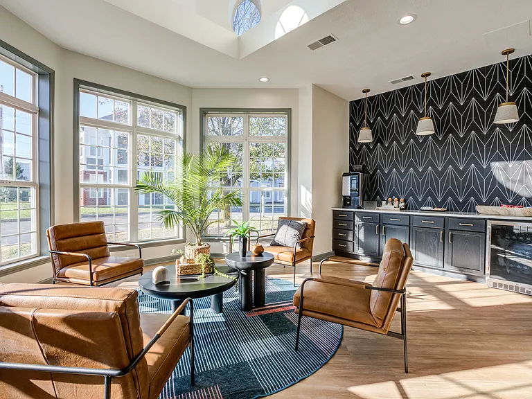 Stylish Clubhouse Lounge Area