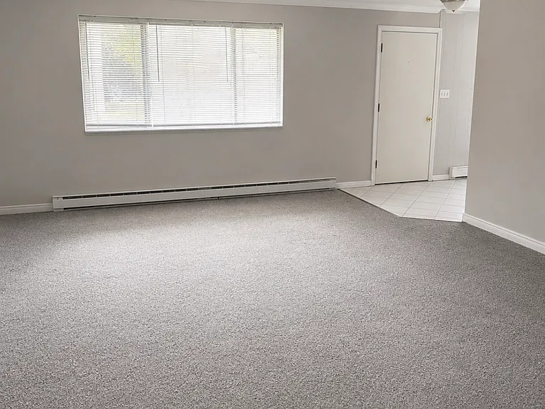living room and front door