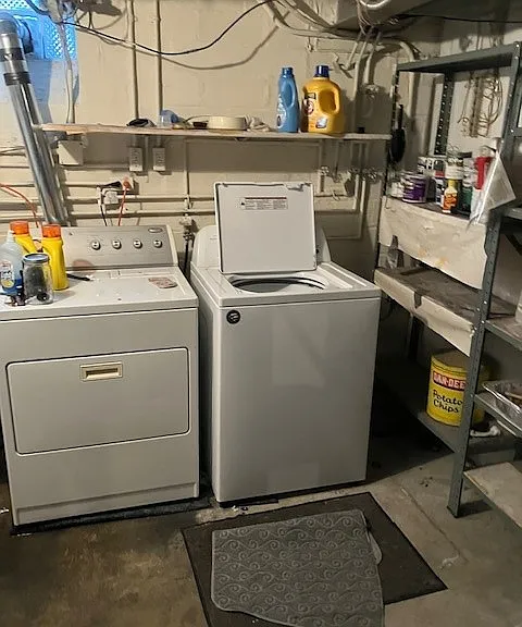 separate non coin operated washer and dryer dedicated for down unit.
additional lockable storage in basement.