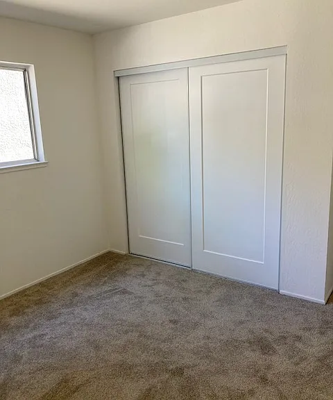 Left bedroom with large closet