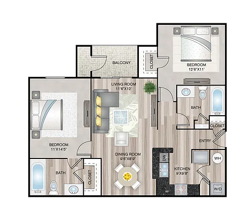 Floor plan 2-2