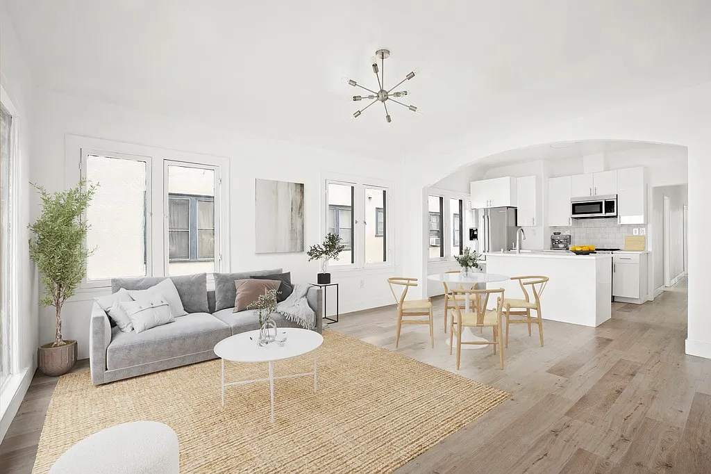Living room & Kitchen - 532 N Spaulding Ave #532