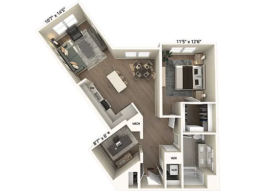 Floor plan A9-D-Upgrade