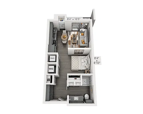 Floor plan Studio E1C-II