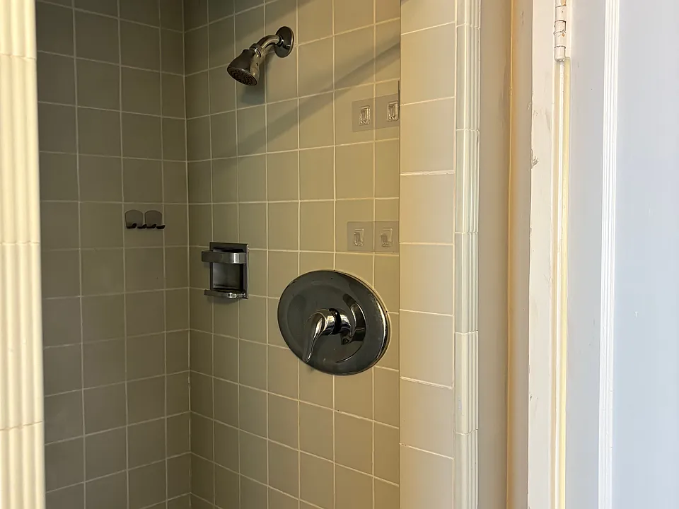 Bathroom shower.