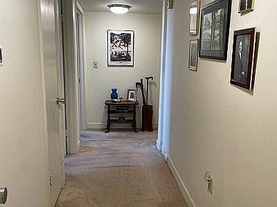 Hall to 2 bedrms