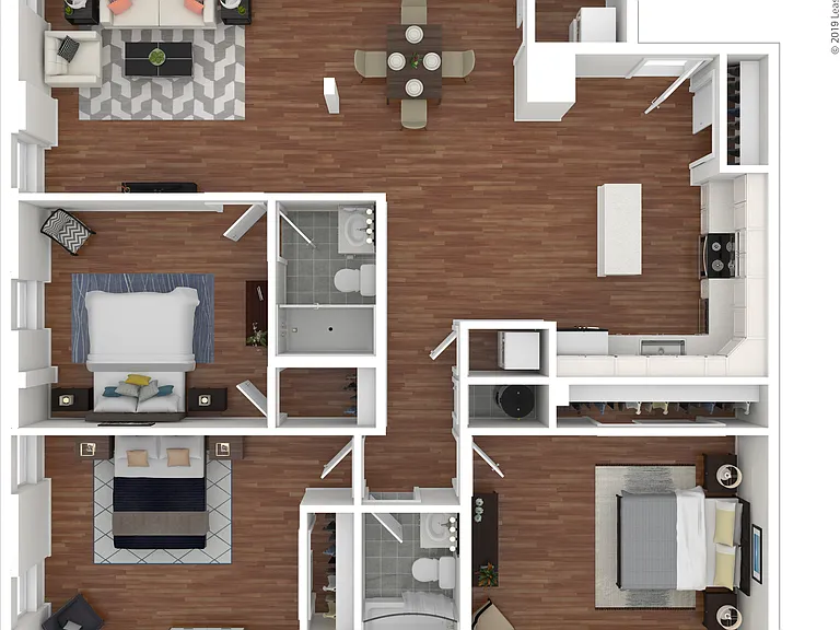 The Cosmo: Beds - 3: Baths - 2: SqFt Range - 1400 to 1400