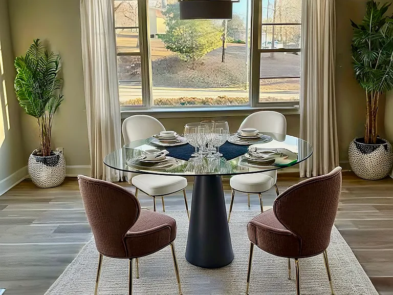 Sunroom that opens to living room