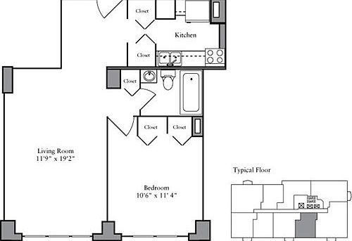 2nd image of 303 E 83rd St APT 8C