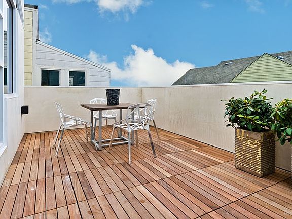 Outdoor furniture not shown