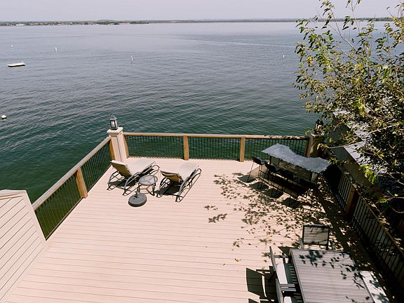 Spacious private outdoor deck with Northeast facing views