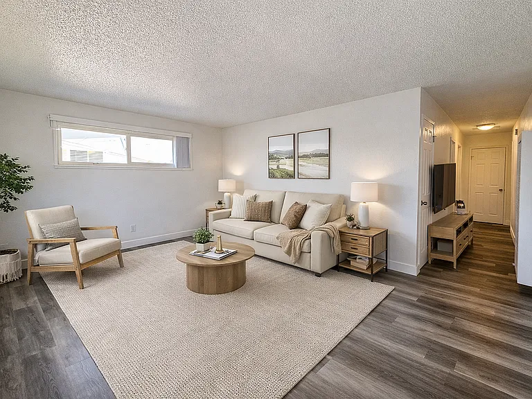 staged living room