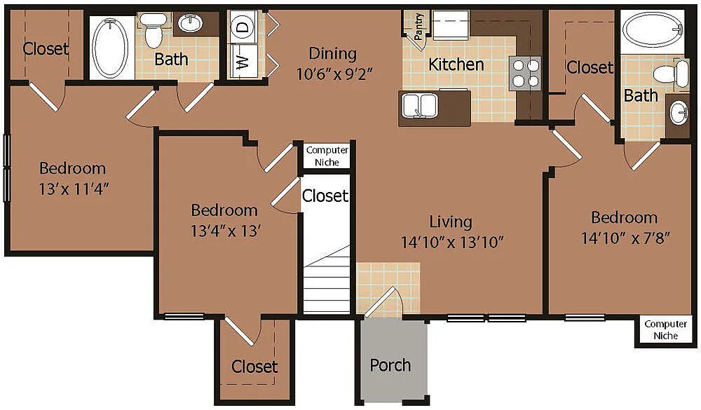 Floor plan C1
