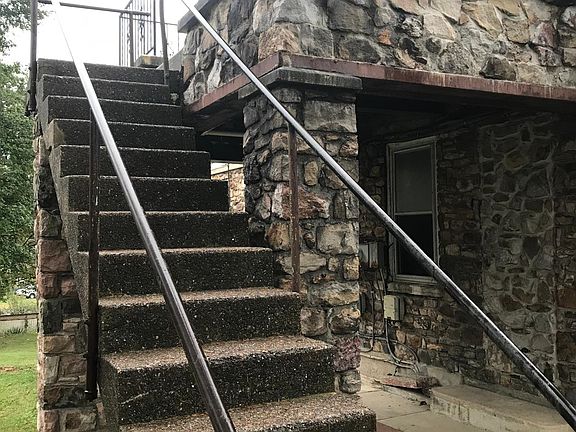 Stairs to apartment 3 entrance