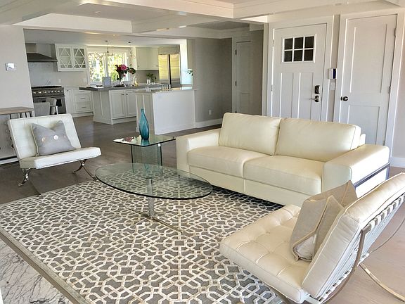 Living room to kitchen view