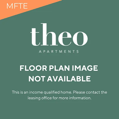 Floor plan Studio - S1 - Affordable - Theo