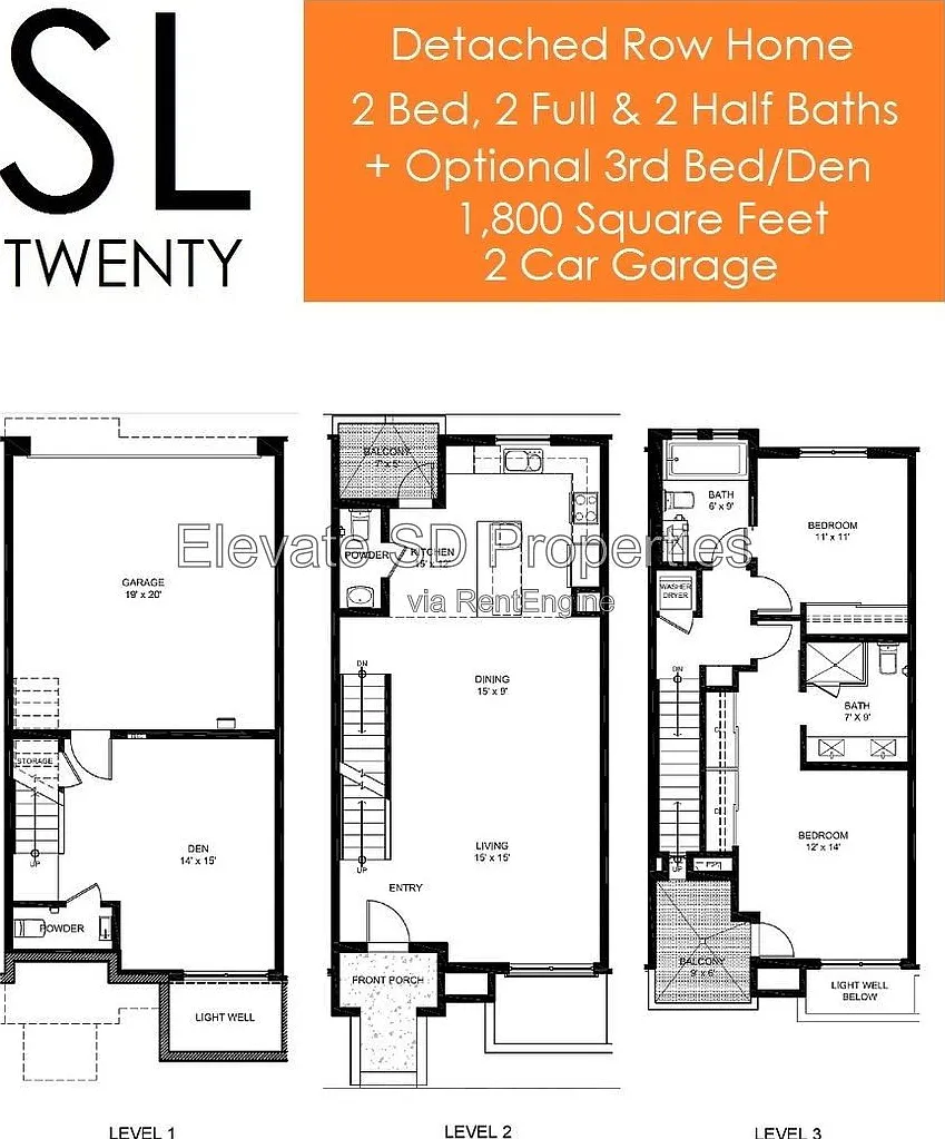 3 bed, 3.0 bath, 1800 sqft, $4,795 — Photo 2