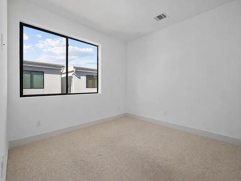4th floor bedroom with full bathroom unfurnished